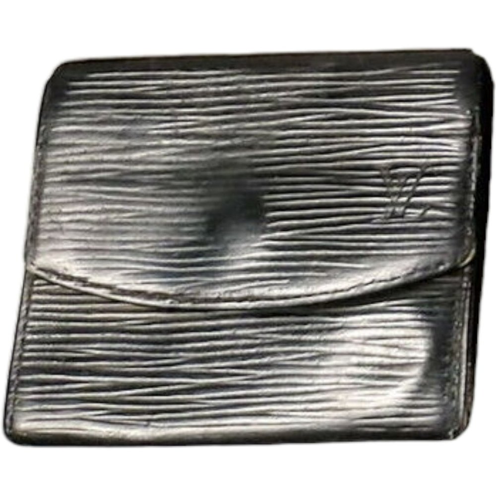 Louis Vuitton Wallet Black Epi Leather